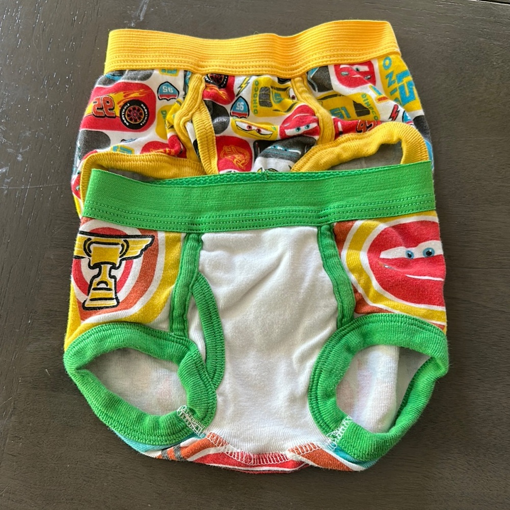 Disney Cars Print Underwear